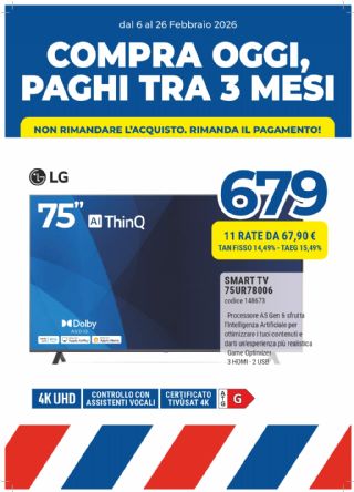 TV LG 75UR78006 75''